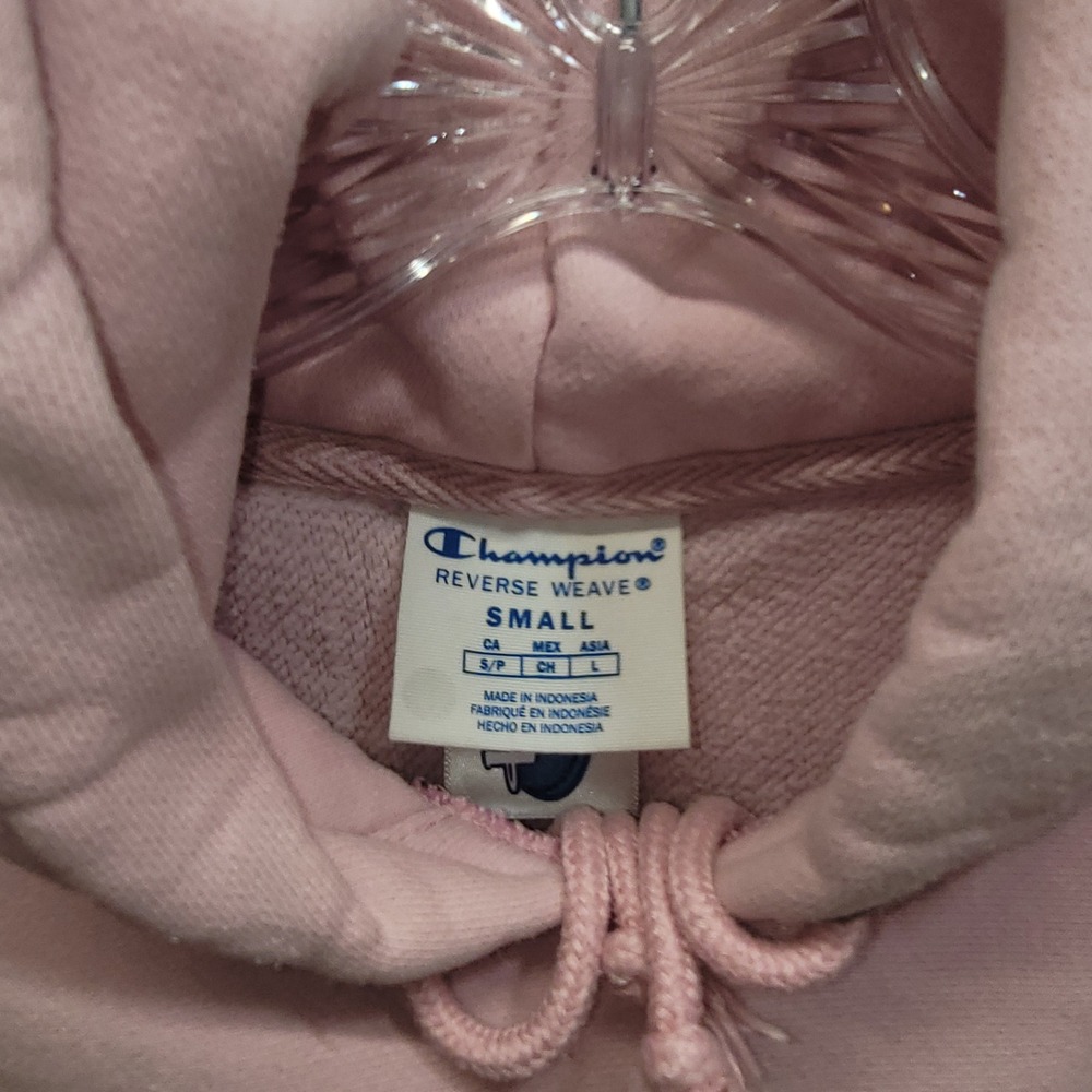 Champion Reverse Weave Hasbro Candy Land Hoodie Pink Gingerbread Adult Small - Picture 14 of 16